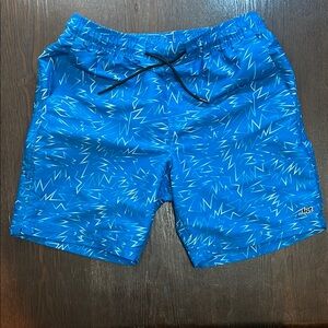 Lost Men's Electric Blue Swim Trunks